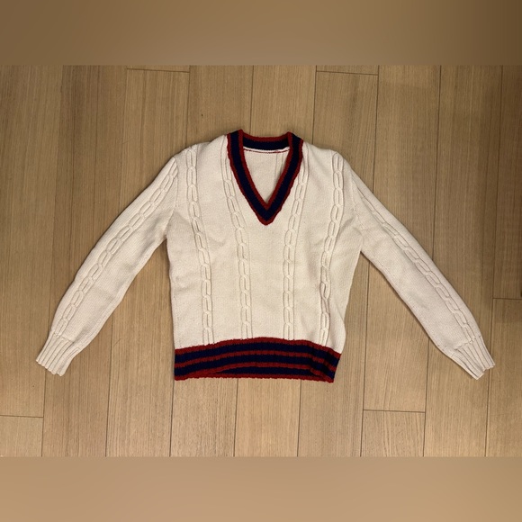 Gucci Sweaters - Gucci Knit V-Neck Wool Sweater